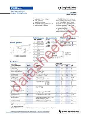 PT6425E datasheet  